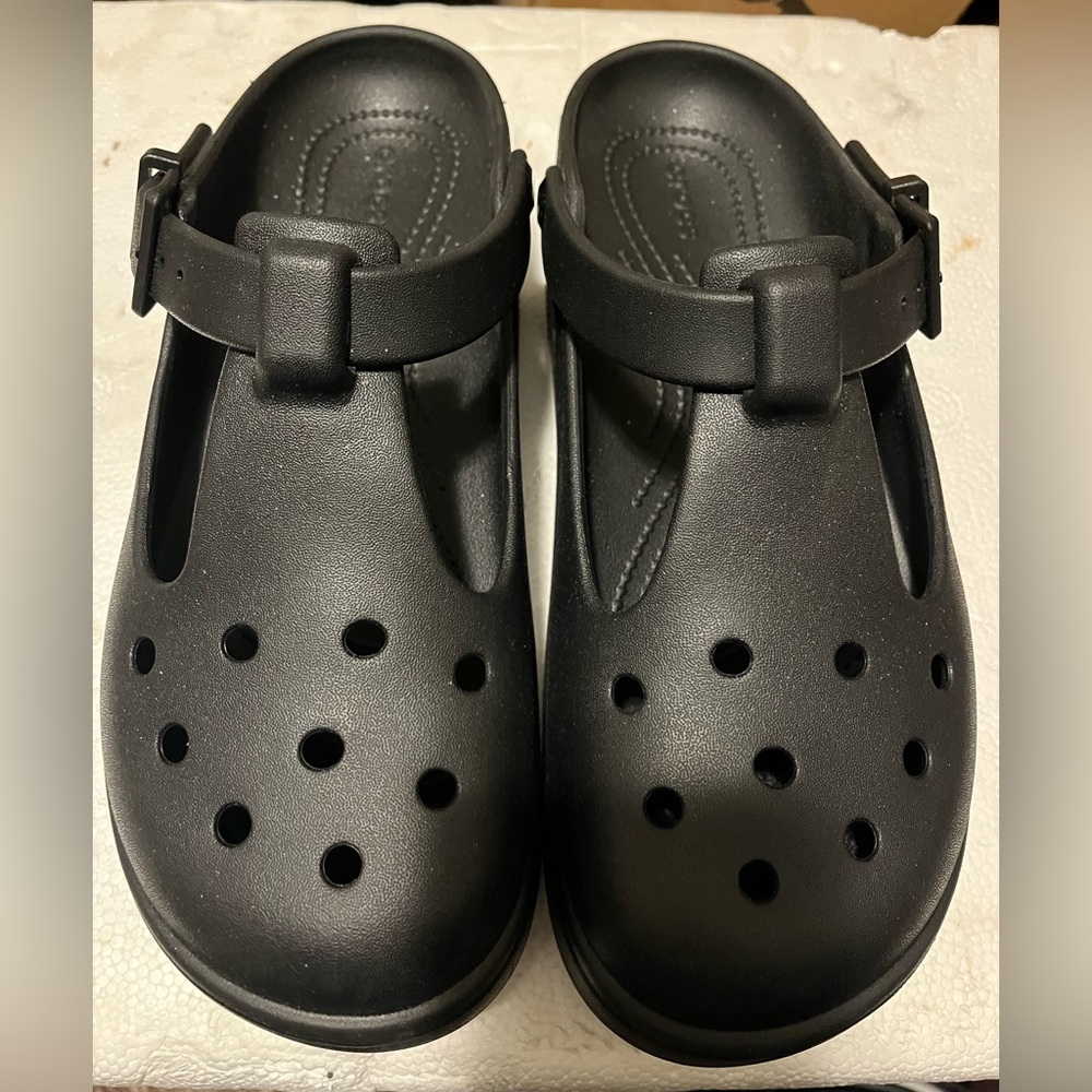 GUC Crocs Mary Jane Mules Size 10